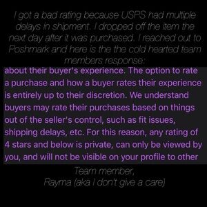 Poshmark no longer cares!